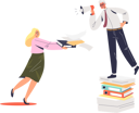 پیش‌نمایش فایل angry-boss-scolding-female-assistant-4930532 از پک کسب و کار