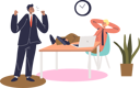 پیش‌نمایش فایل angry-boss-shouting-at-lazy-employee-4930553 از پک کسب و کار