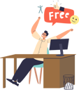 پیش‌نمایش فایل businessman-completing-task-on-time-4930527 از پک کسب و کار