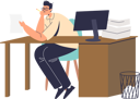 پیش‌نمایش فایل businessman-doing-overload-work-4930526 از پک کسب و کار