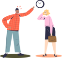 پیش‌نمایش فایل businessman-scolding-late-employee-4930522 از پک کسب و کار