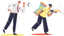 پیش‌نمایش فایل businessman-screaming-at-overworked-businesswoman-4930534 از پک کسب و کار