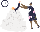 پیش‌نمایش فایل leader-helps-colleague-during-workload-4930539 از پک کسب و کار