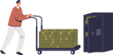 پیش‌نمایش فایل man-putting-money-in-bank-locker-4930547 از پک کسب و کار