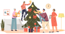 پیش‌نمایش فایل big-family-decorating-christmas-tree-together-hanging-decoration-balls-garland-and-star-on-fir-pine-4930815 از پک تعطیلات