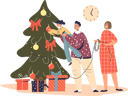 پیش‌نمایش فایل happy-family-decorating-christmas-tree-4930816 از پک تعطیلات