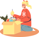 پیش‌نمایش فایل little-girl-taking-christmas-decoration-toys-for-xmas-tree-4930809 از پک تعطیلات