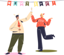 پیش‌نمایش فایل man-and-woman-dancing-on-new-year-party-4930830 از پک تعطیلات