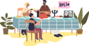 پیش‌نمایش فایل online-thanksgiving-family-dinner-4930833 از پک تعطیلات