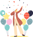 پیش‌نمایش فایل woman-celebrating-birthday-or-holiday-event-4930803 از پک تعطیلات
