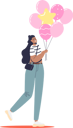 پیش‌نمایش فایل woman-holding-pink-balloons-bunch-4930802 از پک تعطیلات
