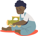 پیش‌نمایش فایل baby-boy-play-with-train-toy-4930983 از پک خانواده و کودکان 1