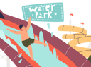 پیش‌نمایش فایل boy-enjoying-in-water-park-4931013 از پک خانواده و کودکان 1