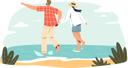 پیش‌نمایش فایل couple-on-a-vacation-at-beach-4930951 از پک خانواده و کودکان 1