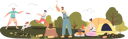 پیش‌نمایش فایل family-on-a-camping-vacation-4931006 از پک خانواده و کودکان 1