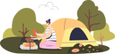 پیش‌نمایش فایل family-vacation-at-camp-4931009 از پک خانواده و کودکان 1