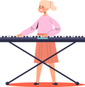 پیش‌نمایش فایل girl-playing-synthesizer-4930975 از پک خانواده و کودکان 1