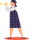 پیش‌نمایش فایل girl-playing-trumpet-4930972 از پک خانواده و کودکان 1