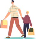 پیش‌نمایش فایل going-for-shopping-with-father-4931019 از پک خانواده و کودکان 1
