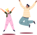 پیش‌نمایش فایل kids-jumping-and-celebrating-joy-4930993 از پک خانواده و کودکان 1