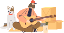 پیش‌نمایش فایل beggar-singing-and-playing-guitar-for-money-4931386 از پک افراد 2