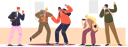 پیش‌نمایش فایل boys-fighting-in-school-while-other-kids-shooting-video-4931426 از پک افراد 2
