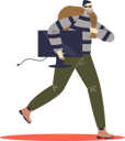 پیش‌نمایش فایل criminal-running-with-stolen-tv-4931435 از پک افراد 2