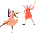 پیش‌نمایش فایل fairies-with-magical-wands-4931404 از پک افراد 2