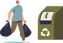پیش‌نمایش فایل man-throwing-bags-of-clothes-in-recycling-container-4931475 از پک افراد 2