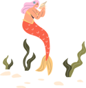پیش‌نمایش فایل mermaid-holding-sea-shell-underwater-4931392 از پک افراد 2