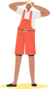 پیش‌نمایش فایل shocked-man-with-hands-on-head-4931453 از پک افراد 2