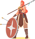 پیش‌نمایش فایل viking-female-barbarian-warrior-4931458 از پک افراد 2