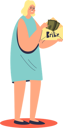 پیش‌نمایش فایل woman-holding-envelope-with-money-4931466 از پک افراد 2