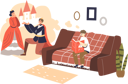 پیش‌نمایش فایل boy-imagining-fairytale-while-reading-novel-4931073 از پک خانواده و کودکان 2
