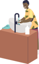 پیش‌نمایش فایل boy-washing-hands-in-sink-4931031 از پک خانواده و کودکان 2