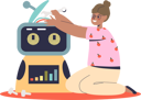 پیش‌نمایش فایل girl-create-robot-using-tools-4931097 از پک خانواده و کودکان 2