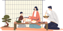 پیش‌نمایش فایل japanese-family-having-dinner-4931107 از پک خانواده و کودکان 2