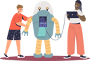 پیش‌نمایش فایل kids-creating-robots-4931095 از پک خانواده و کودکان 2