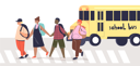 پیش‌نمایش فایل student-crossing-road-4931094 از پک خانواده و کودکان 2