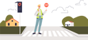 پیش‌نمایش فایل traffic-controller-holding-stop-sign-4931093 از پک خانواده و کودکان 2