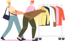پیش‌نمایش فایل two-women-fighting-on-shopping-4931090 از پک خانواده و کودکان 2