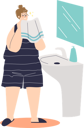 پیش‌نمایش فایل young-woman-standing-in-front-of-mirror-with-towel-after-cleansing-skin-4930395 از پک زیبایی