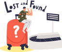 پیش‌نمایش فایل male-airline-passenger-sitting-on-baggage-belt-with-found-suitcase-4931504 از پک افراد 3
