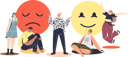 پیش‌نمایش فایل people-in-good-and-bad-mood-4931508 از پک افراد 3