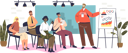پیش‌نمایش فایل business-presenting-charts-and-reports-on-seminar-4930420 از پک کسب وکار 1
