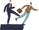 پیش‌نمایش فایل businessman-stumbling-on-partner-foot-4930450 از پک کسب وکار 1