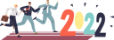 پیش‌نمایش فایل group-of-businesspeople-running-to-2022-to-successful-future-business-development-4930479 از پک کسب وکار 1