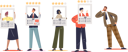 پیش‌نمایش فایل recruiter-man-choosing-applicant-for-job-position-from-group-of-job-seekers-holding-cv-resumes-4930424 از پک کسب وکار 1