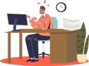 پیش‌نمایش فایل stressed-man-working-on-computer-4930442 از پک کسب وکار 1