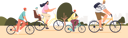 پیش‌نمایش فایل big-family-riding-bikes-together-4931698 از پک ورزش ها